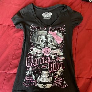 Lethal Angel V-Neck T-Shirt